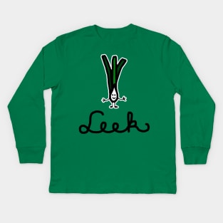 Leek Kids Long Sleeve T-Shirt